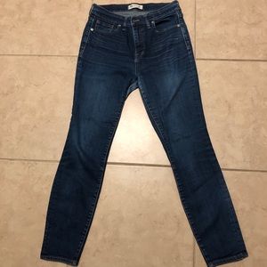 Madewell 10” High-Rise Skinny Jeans Sz 29